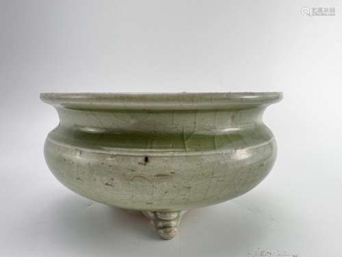 A tripodia footed censor, Ming Dynasty.
