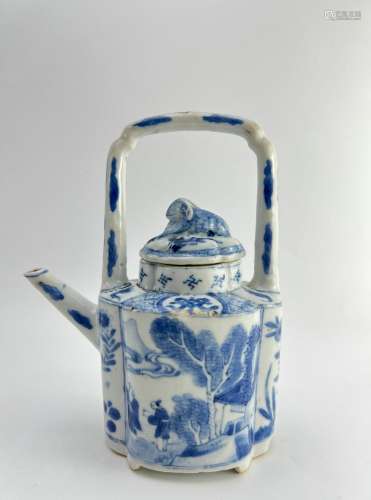 A blue&white porcelain vase, Ming Dynasty Pr.