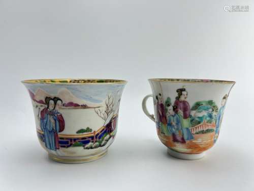 Two coffe cups, Qian Long Pr.