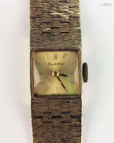 A Bueche-Girod 9ct gold lady's bracelet wristwatch with sign...
