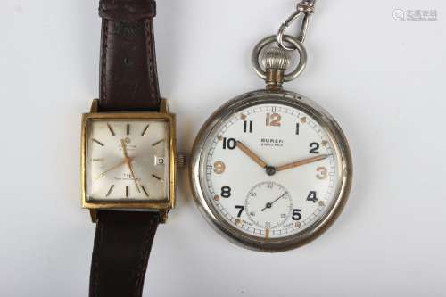 A Certina Automatic Town and Country gilt metal fronted and ...