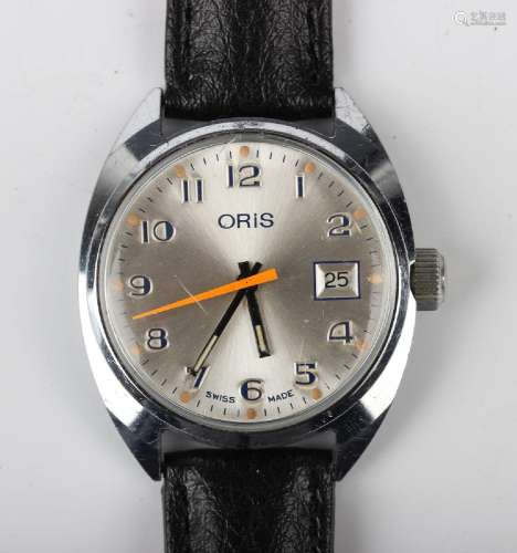 An Oris stainless steel cased gentleman's wristwatch with si...
