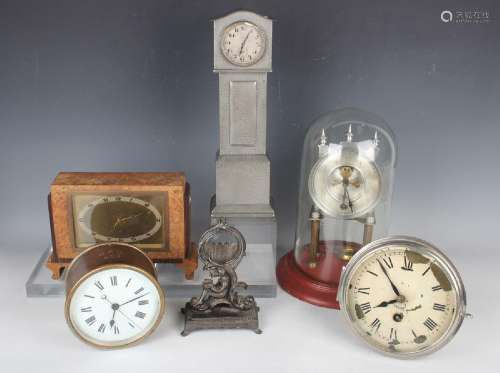 A small collection of assorted timepieces, including an earl...