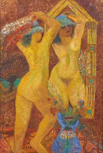 ANTONIETTA RAPHAËL MAFAI 1895-1975 Woman at the mirror