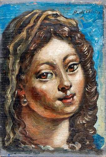 GIORGIO DE CHIRICO 1888-1978 Head of a woman (Donna Celestin...