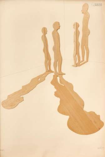 MARIO CEROLI 1938 Figures and shadow 1973