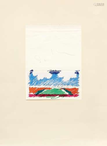 MARIO SCHIFANO 1934-1998 Untitled (landscape) 1970s