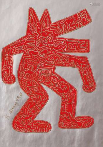 KEITH HARING 1958-1990 Untitled 1989