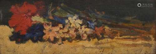 GIOVANNI BARTOLENA 1866-1942 Lied down flowers