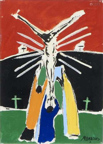 SANTE MONACHESI 1910-1991 Love in Christ, Cosmic Crucifixion...