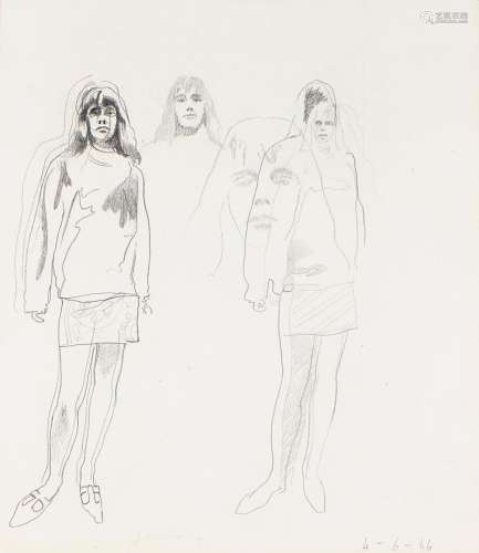 GIANFRANCO FERRONI 1927-2001 Study of a girl 1966