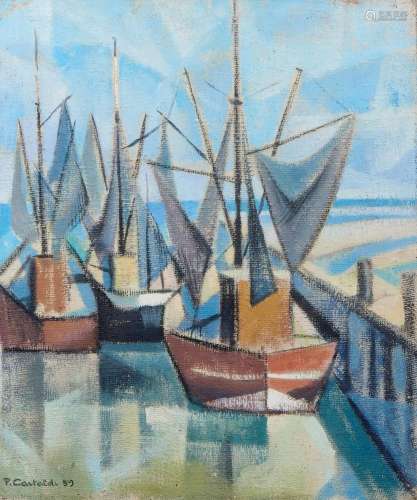 PLACIDO CASTALDI 1925-2014 Boats 1959