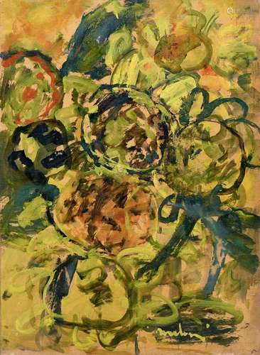 GINO MELONI Sunflowers 1952