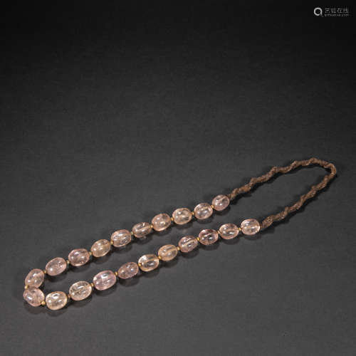 CHINESE CRYSTAL NECKLACE, TANG DYNASTY