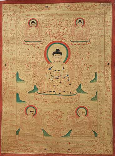 CHINESE THANGKA, QING DYNASTY