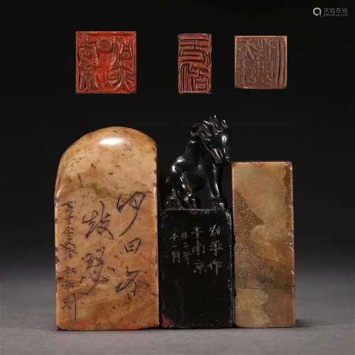 Shoushan stone seal in Qing Dynasty