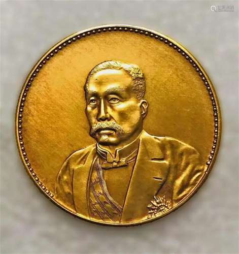 Qing Pure gold coin