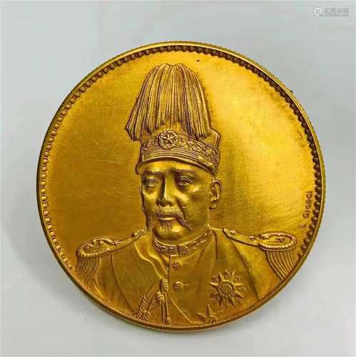 Qing Pure gold coin