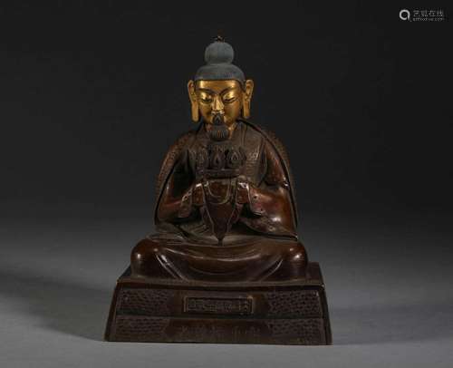 Buddha statues in liupin Buddha building in Qing Dynasty