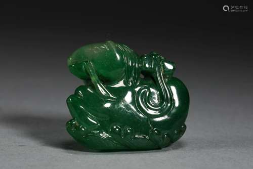 Jade pendant of Qing Dynasty