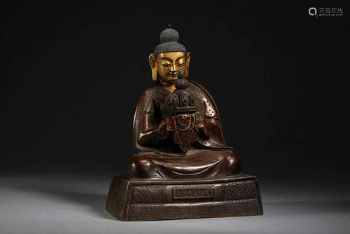 Six Buddhist statues in Qing Dynasty