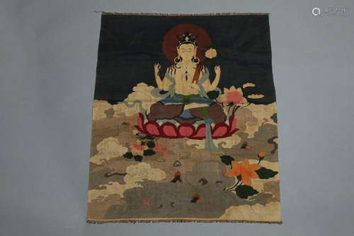 Kesi Thangka in Qing Dynasty