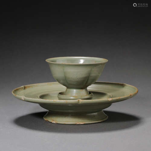 CHINESE SONG DYNASTY YUE WARE CUP HOLDER