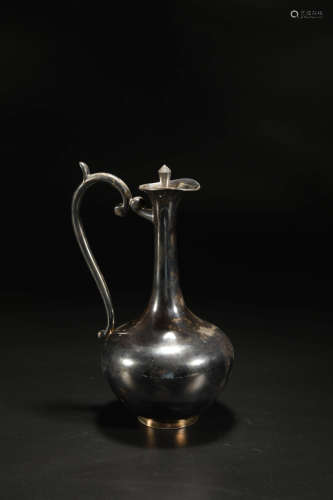 19世紀 銀壺
