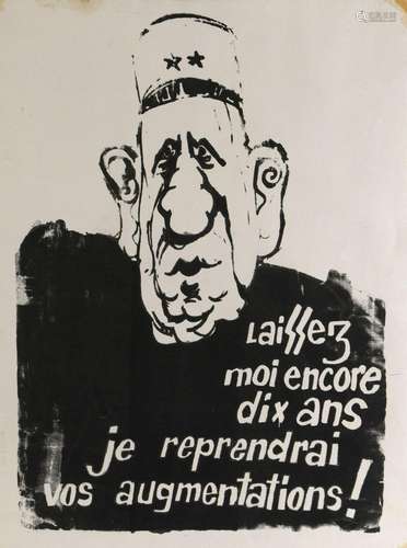 [Affiche de mai 1968]<br />
Censier [Université]<br />
Laiss...