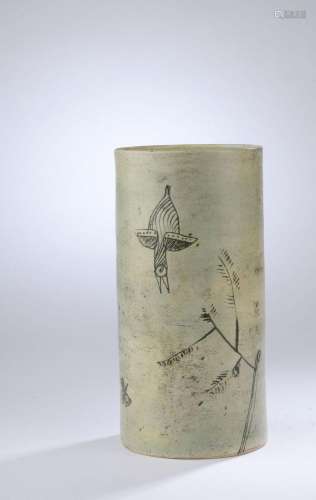 Jacques BLIN (1920-1995).<br />
Important vase rouleau.<br /...