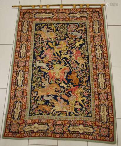 Tapis, broderie népalaise