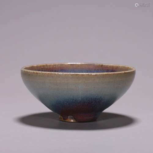 CHINESE PORCELAIN JUN KILN RED GLAZE BOWL