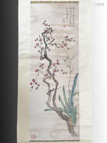 A CHINESE SCROLL, QING DYNASTY (1644-1911)