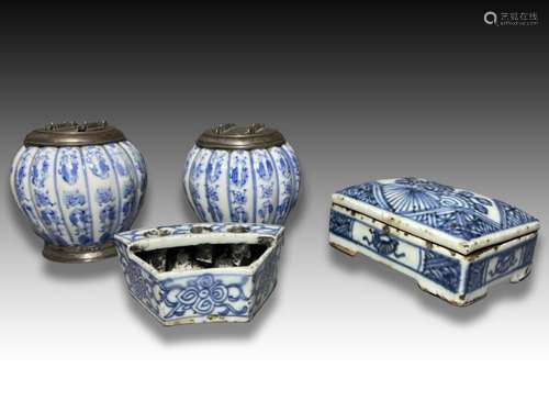 A CHINESE WRITING SET FOR ISLAMIC MARKET, WANLI-MING DYNASTY...