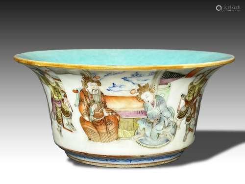 A CHINESE FAMILLE ROSE BOWL, TONGZHI MARK & POSSIBLY OF ...