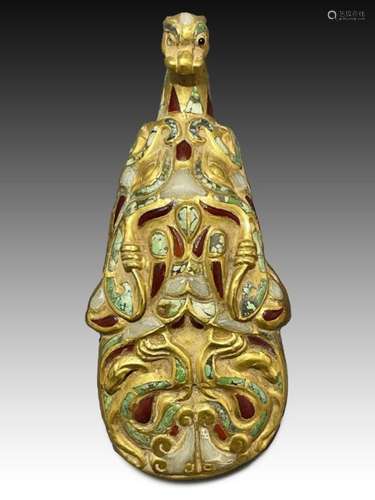 A CHINESE BELT HOOK IN THE MANNER OF TANG DYNASTY