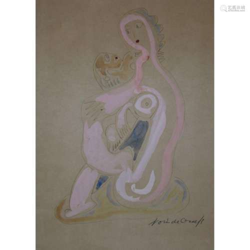 Jose De Creeft (Mexico 1884 - 1982) "Nude"