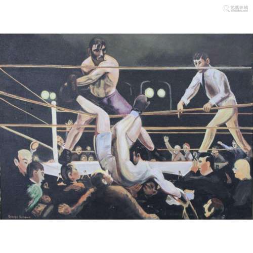 Bill Baer Sfter George Bellows Oil On Canvas