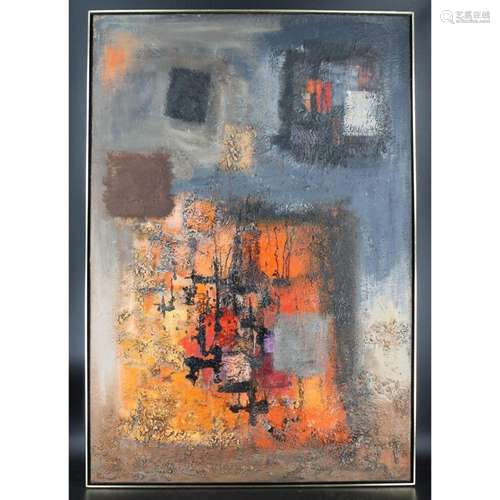 Rosell Davenport (1914 - 1997) Signed Abstract