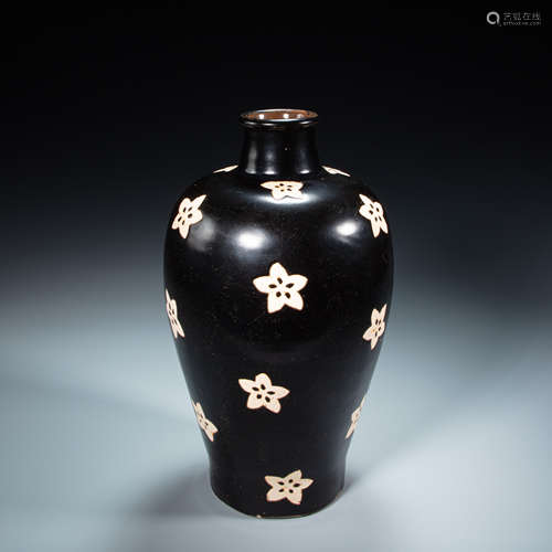 CHINESE JIZHOU WARE PORCELAIN PLUM VASE SONG DYNASTY