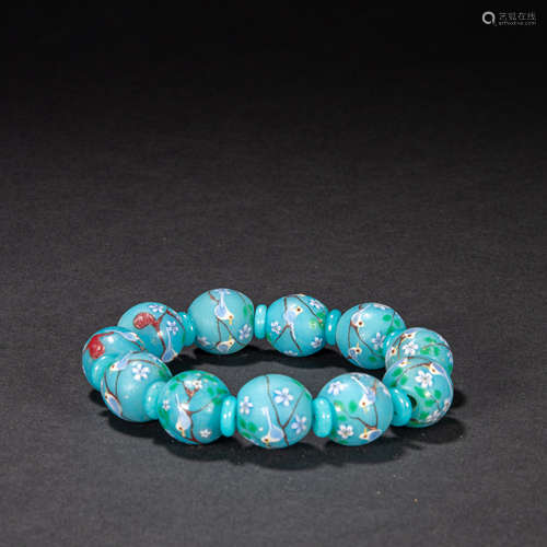 CHINESE GLASS BRACELET QING DYNASTY