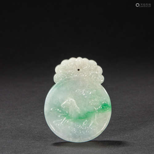 CHINESE JADEITE BRAND QING DYNASTY