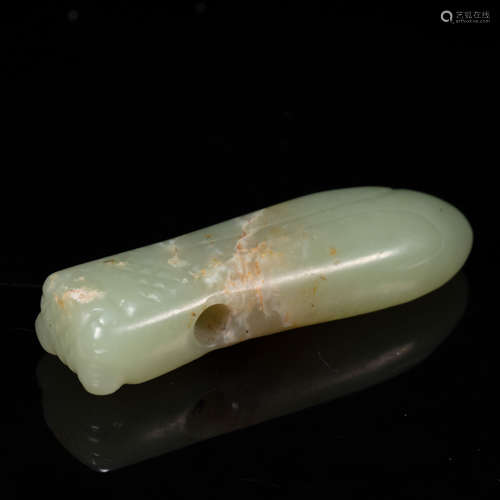 CHINESE XIUYAN JADE SILKWORM HONGSHAN CULTURE