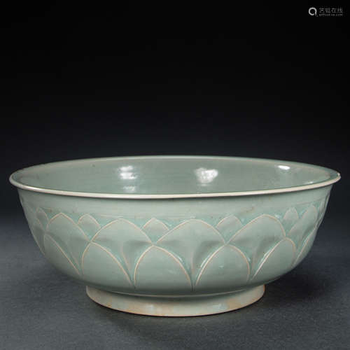 CHINESE YAOZHOU WARE BOWL OF THE FIFTH GENERATION MOUTH PART...