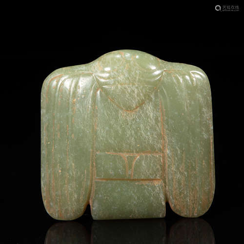 CHINESE XIUYAN JADE FLUTE OWL HONGSHAN CULTURE