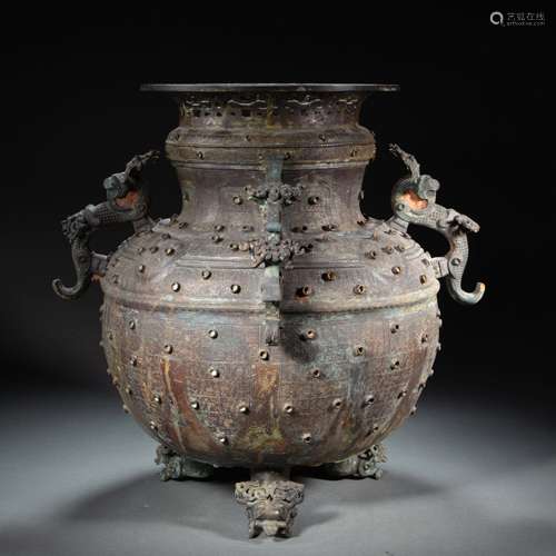 CHINESE BRONZE HONORED THE HAN DYNASTY