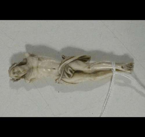 Corpus Christi,ivory,19th century,length about 10cm,unrestor...