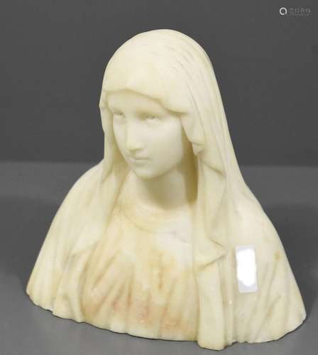 "Madonna",alabaster,height ca.16cm,around 1920