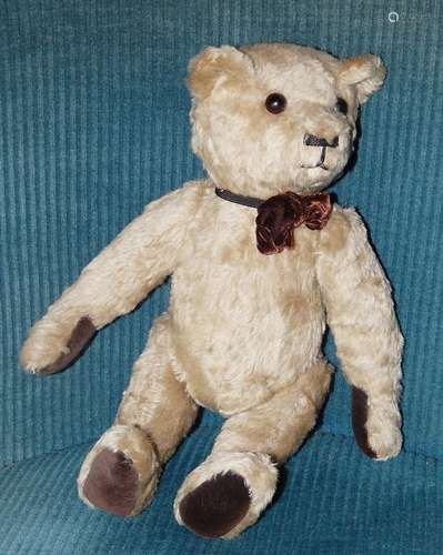 Teddy bear,probably from the company Hermann,about 1930/40,w...