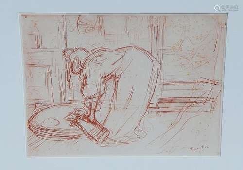 Henri Toulouse-Lautrec (1864-1901) "La Femme tub",...